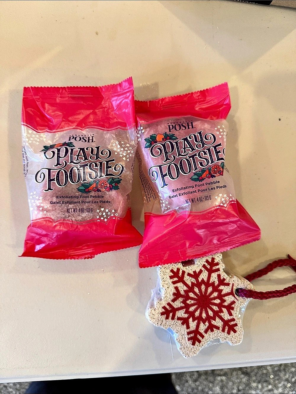 POSH Play Footsie Foot Soak Packets Set Pink NWT